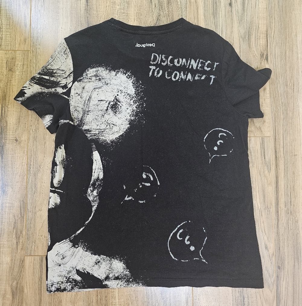 DESIGUAL 100% COTTON MICKEY MOUSE T-SHIRT - Picture 2 of 12